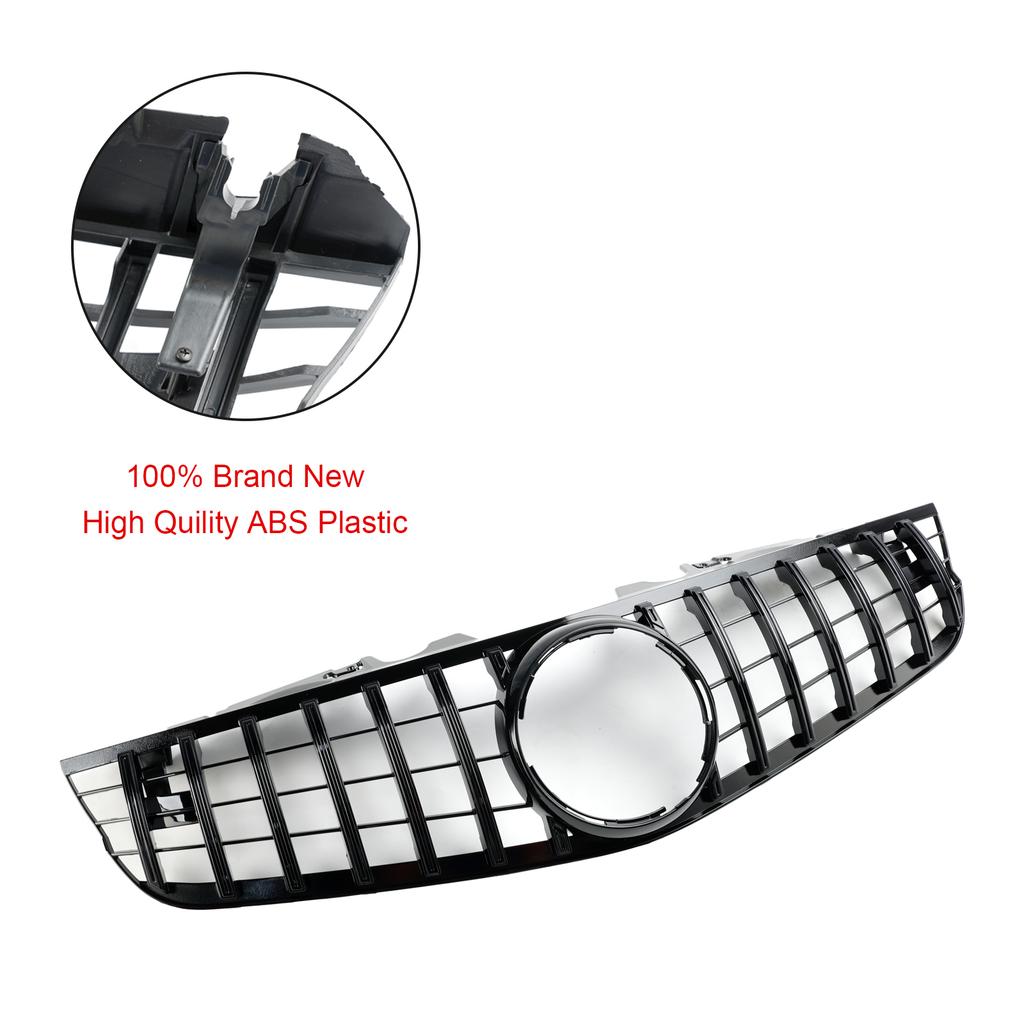 Front Bumper Upper Grill Fit Mercedes SL-Class R230 SL550 SL600 2009-2012