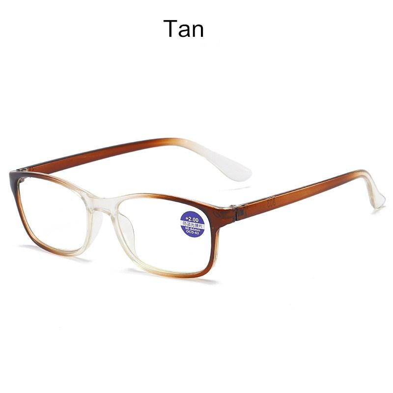 IN Trend Purple Gradient Reading Glasses For Women Presbyopia Eyeglasses Men Anti-Blue Light HyperopiaOptical Eyewear Diopters +1.0 +4.0