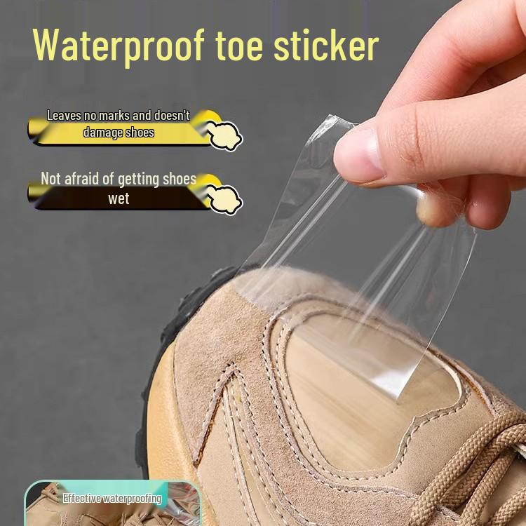 Transparent Waterproof Toe Stickers: Anti-dirty, Rainproof Protection for Shoes