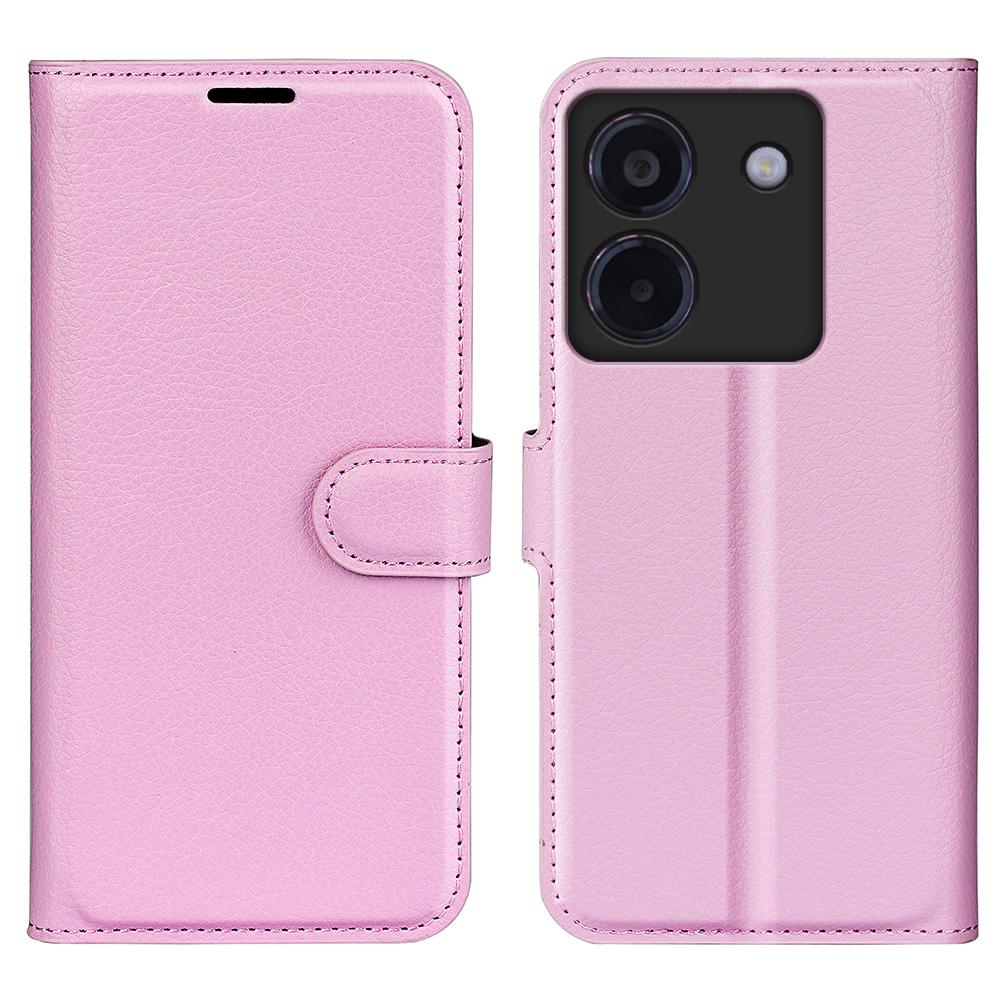 For Xiaomi Poco M7 Pro 5G Case Litchi Texture Shockproof Leather Wallet Phone Cover