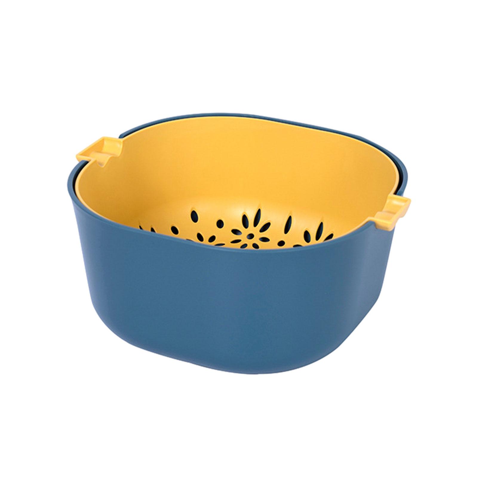 

Двухслойная корзина для мытья фруктов Фрукты свежие и чистые Двухслойная корзина для мытья овощей for fruit