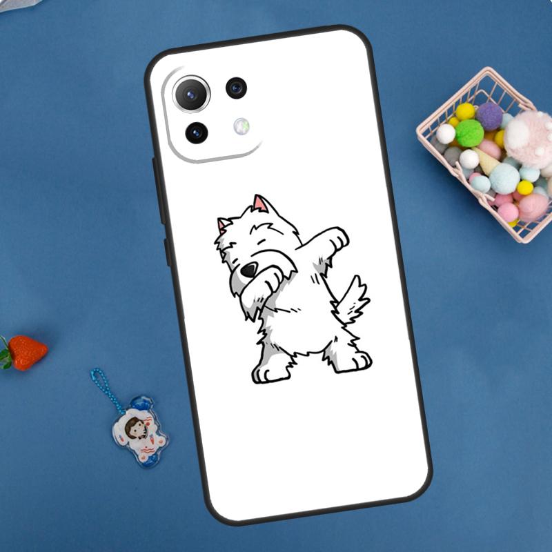 Cartoon Westie Dog Case For Xiaomi 11T 12T 13T 14T Pro 13 14 15 Ultra POCO X7 Pro X3 X5 X6 M6 F5 F6 Pro Cover