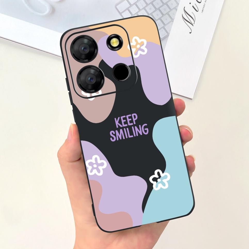 

For Cover ITEL A60 / Itel A60s Case Stars Sky Cute Cat Painting Fundas Slim Soft Silicone TPU capa etui For ItelA60 A 60s Bumper ITEL A60s