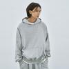 Arrayed Comfy Oversized Raglan Hoodie [Gray]