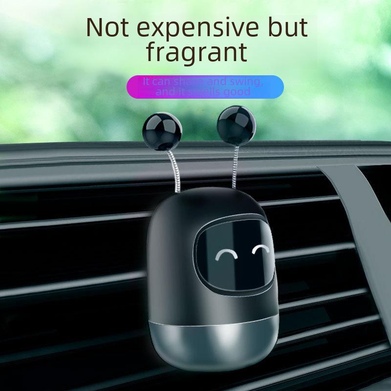 Robot Car Air Freshener: Long-Lasting High-End Aromatherapy Perfume and Decorative Ornament