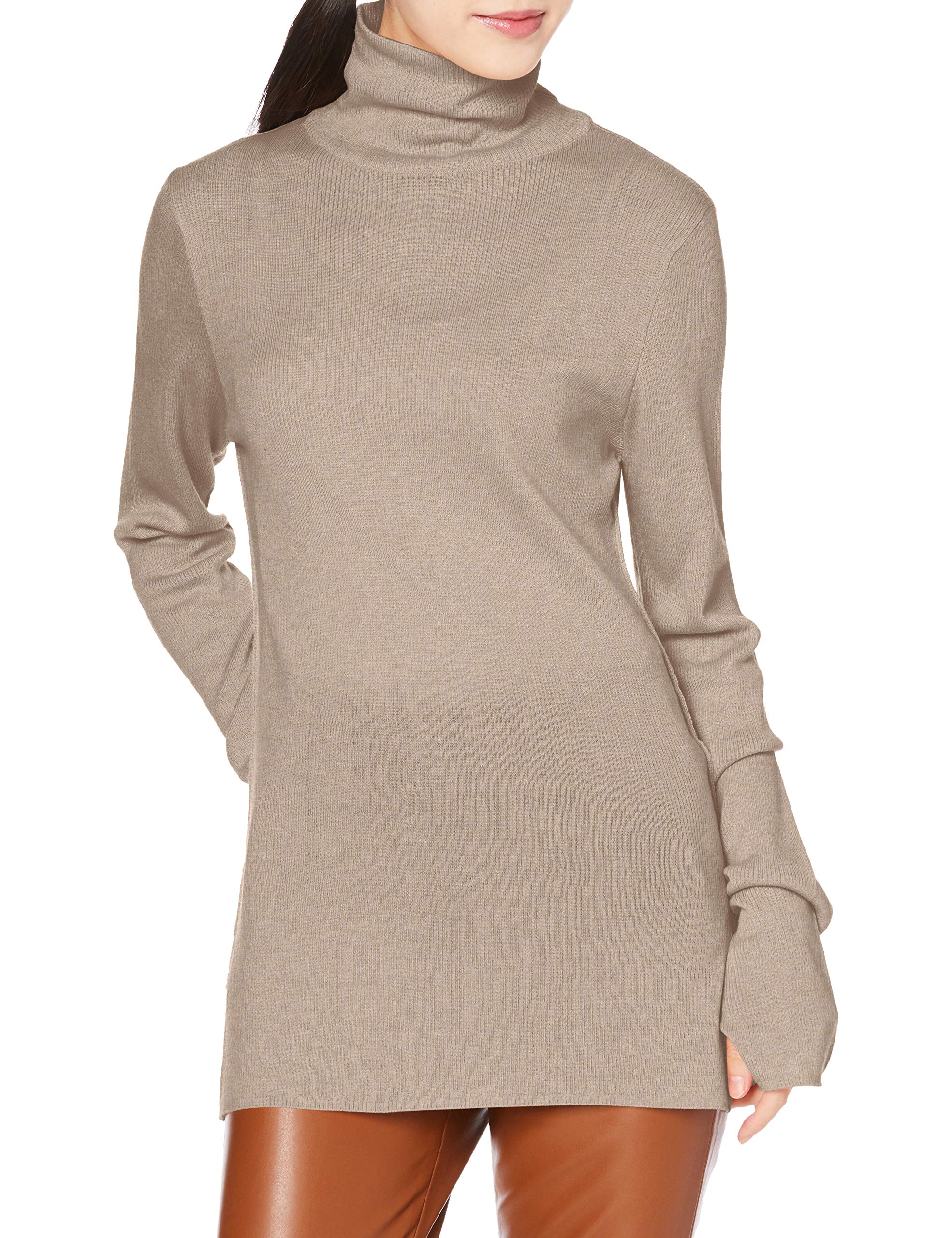 

Mira Owen Wool Blend Rib Turtleneck Knit 09WNT204159 BEG Japan Size 0 to Japanese size Women s (equivalent 7)