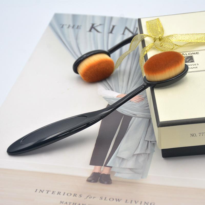 Make-up-Pinsel Nr. 4 Zahnbürstenförmige Foundation-Pinsel Nicht-Pulver-Absorbierend BB Cream Foundation-Pinsel Gesichtswaschbürste Foundation-Flüssigkeit Spezial