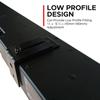 Adjustable Wall Mount Bracket Set for Soundbar Space Saving L Shaped Sliding Soundbar Mount Maximize Your Room Potential