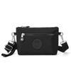 2026 Frühling Damen Wasserdichte Nylon Schultertasche Crossbody Tasche mit Münzfach mit mehreren Fächern