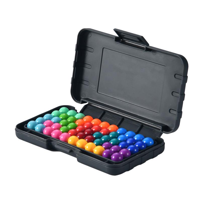 Cross-Border Magic Beads Pyramid IQ Puzzle: Brain-Burning Reasoning Game