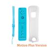 2 In 1 Wireless Gamepad for Nintendo Wii/Wii Game Remote Controller Joystick Joypad Nunchuck Hand Curved Game Handle Accessories