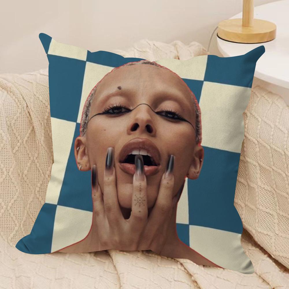 Singer DDoja CCat Cushion Cover Silky Short Plush DoubleSided Printed Pillow Case for Sofa All Seasons Home Decor Gift