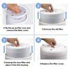 2 PCS Plastic Air Cleaners Filter Part Air Purifier Filter Plastic Air Cleaners HEPA Filter Accessories for Core 300RAC