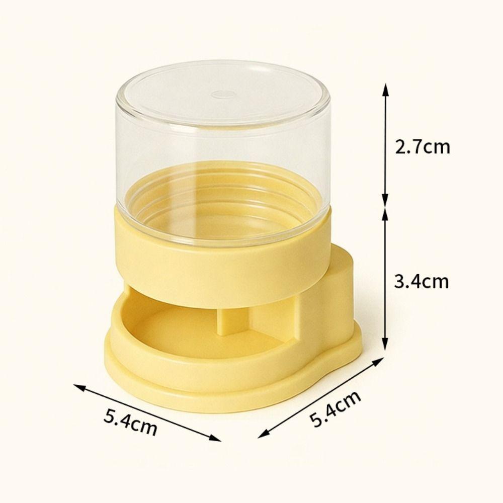 Anti-slip Base Reptiles Water Feeder Detachable Turtle Water Bowl Reptile Water Dispenser  Snakes