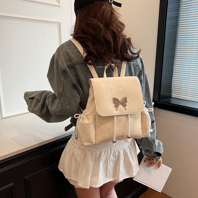 Studentský dámský batoh 2025 Nová móda Ležérní batoh Dojíždění Líný vítr Velká taška