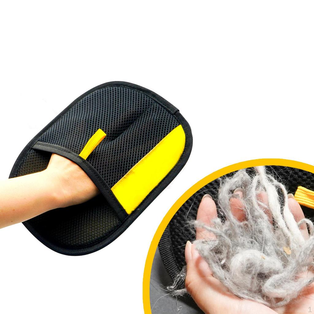 Cat Hair Removal Glove Cleaning Cloth Pet Electrostatic Bristling Gloves for Beds Niture