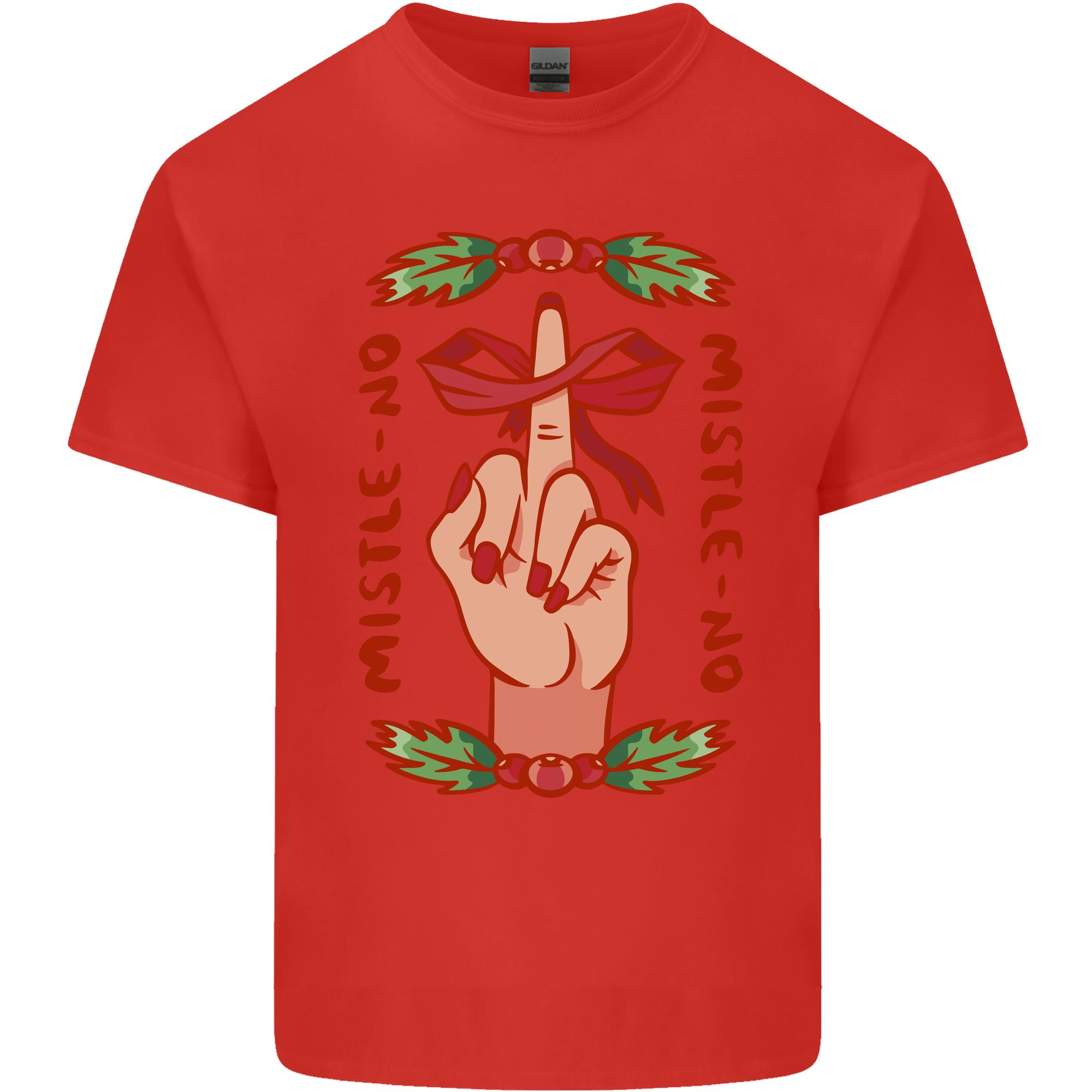 Christmas Mistle No Funny Bah Humbug Unisexs Light Cotton TShirt S