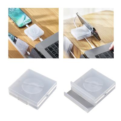 5Pcs Travel Portable Cable Organizers Charging Cord Management Winder Box Retractable Phone Holder Wire Storage Case