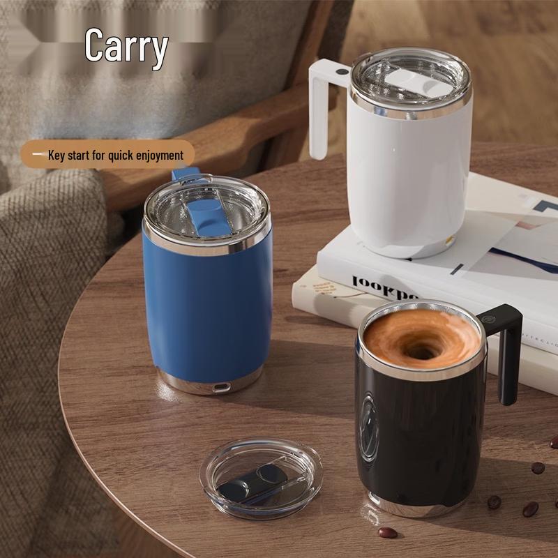 TLXT Magnetic Stirring Coffee Mug with Digital Display