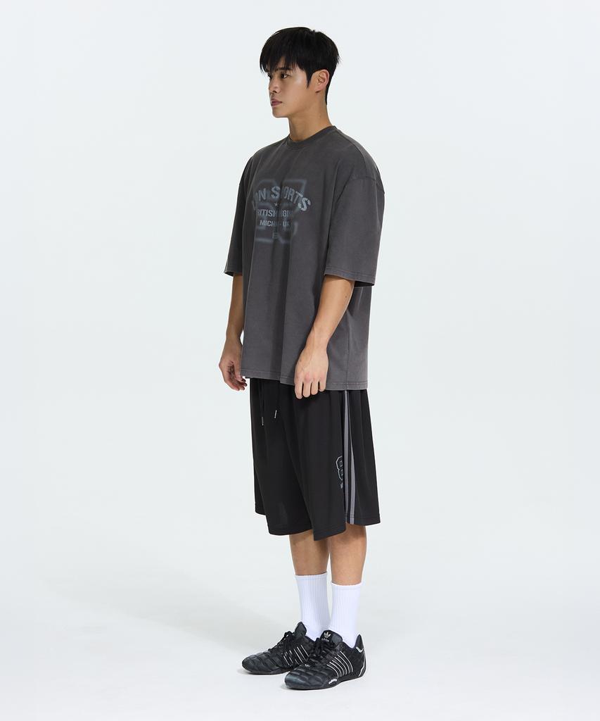 Michikoleondeonseupocheu Ldn Vintage Pigment Short Sleeve T-Shirt Vintage Charcoal