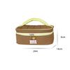Small Fresh Macaron Cosmetic Bag Portable Large Capacity Travel Cosmetic Handbag Girl Series Storage Handbag Contrast Color