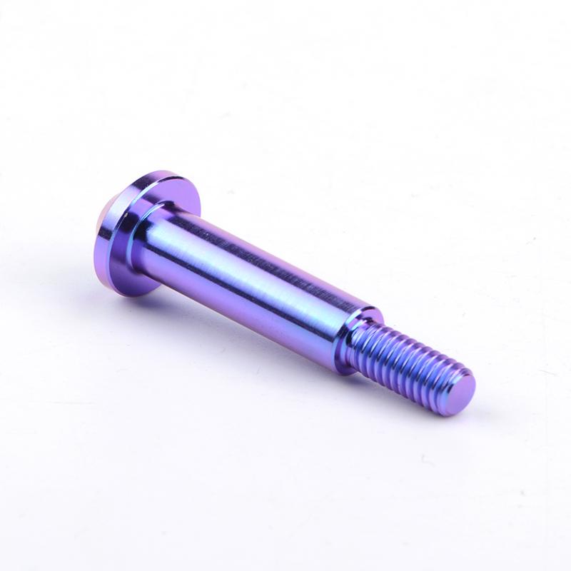 Tmj Titanium Alloy Bolts Motorcycle Brake Lever Screw for Rod Screws Straight Push Hydraulic Pump Screw and 1Nut