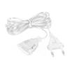 3M Plug Extender Wire Portable Light String Extension Cable Standard Switch Cable for LED String Light Christmas Lights
