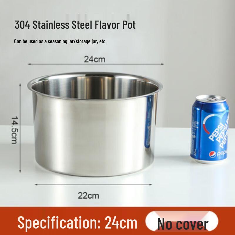 Stainless Steel Condiment Pot Set