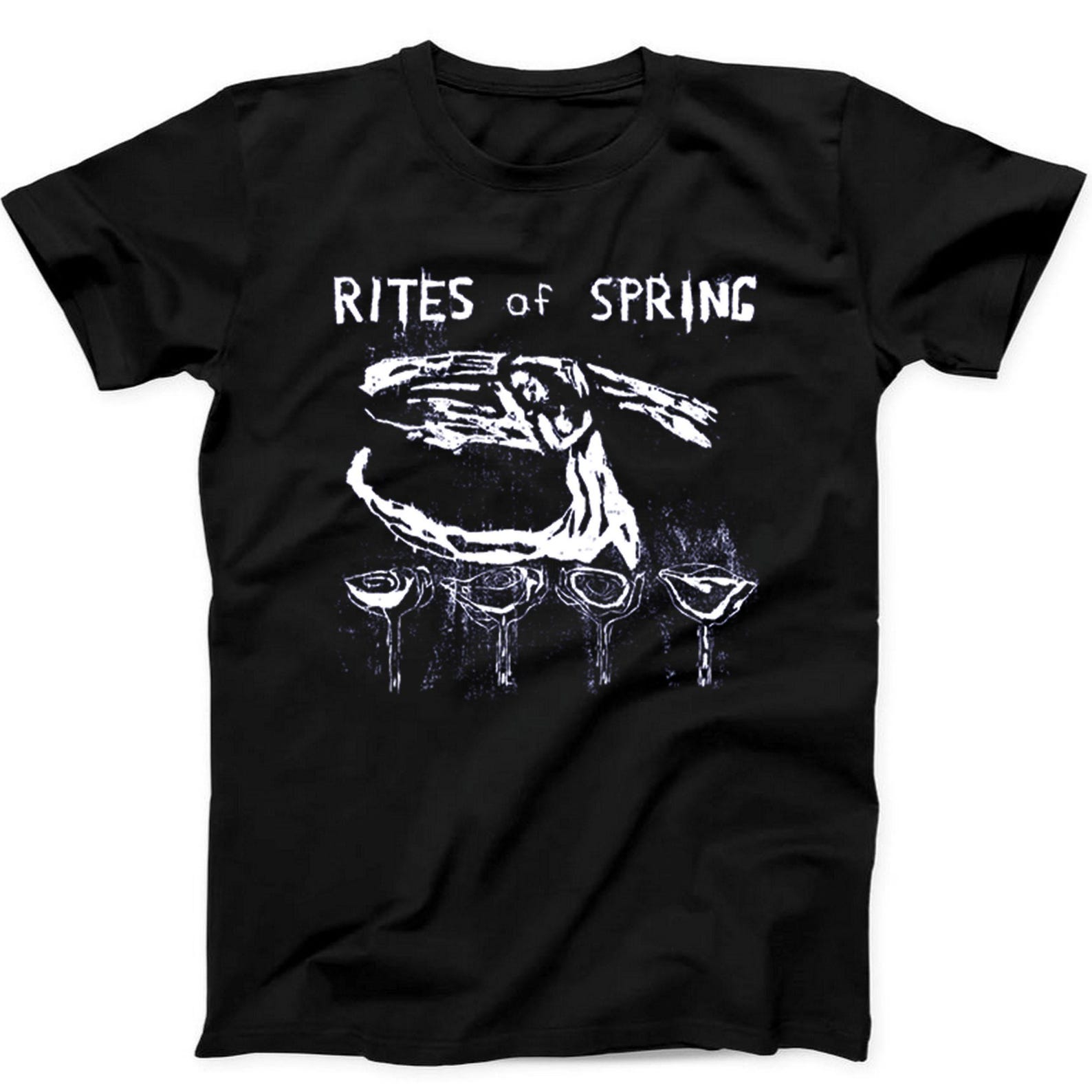 Rites of Spring Punk Rock Gift Black Tee T Shirt 521 S