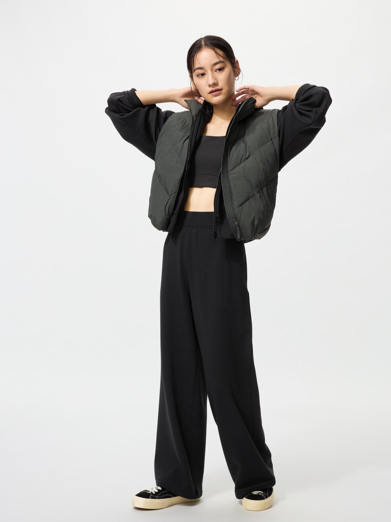 

Uniqlo Япония Теплые флисовые прямые брюки укороченной длины 09 BLACK/XS