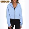 Women's Fashion Casual Solid Color Print Long Sleeve Hoodies & Sweatshirts