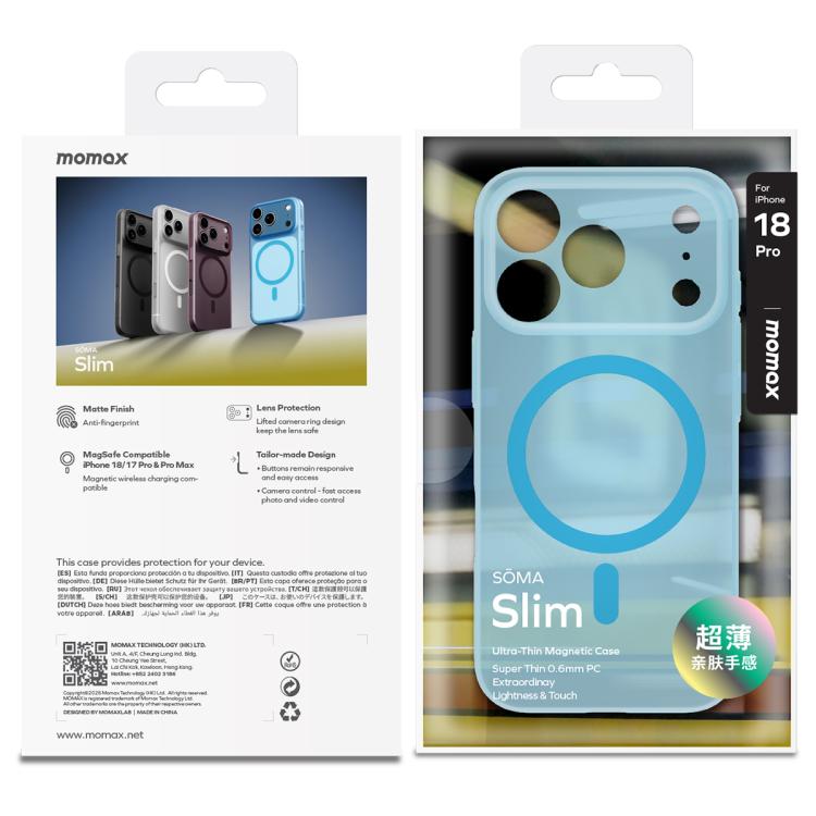 MOMAX SOMA Slim Series Ultra-Thin Skin-Friendly Magnetic Phone Case