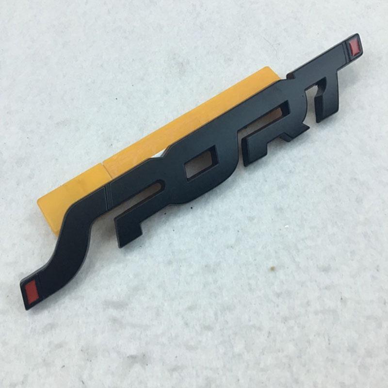 

Sport Black Emblem Trunk Fender Badge Sticker Car Metal 3d Logo Stickers Useful чёрный