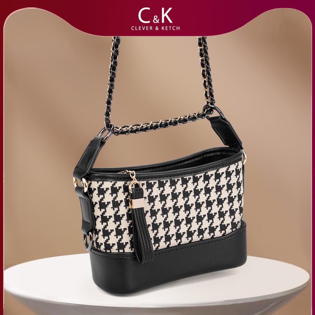 

Легкая роскошная сумка, модная сумка подмышки, маленькая смешанная сумка «тысяча птиц», сумка через плечо на одно плечо, длина 21 см, ширина 9 см, высота 14 см чёрный