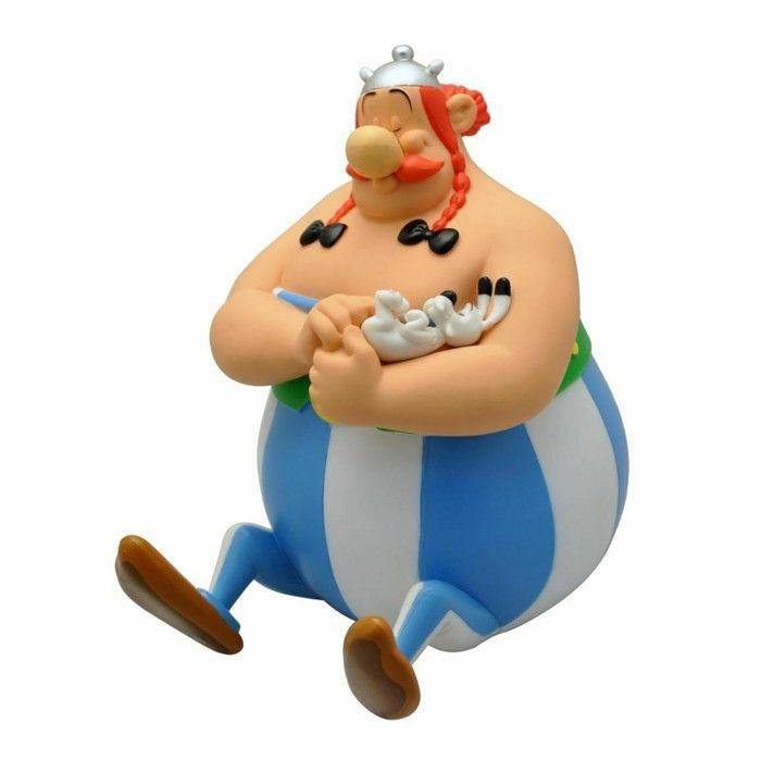 Tirelire - Plastoy - Obelix et Idefix - 17 cm - Multicolore - Enfant