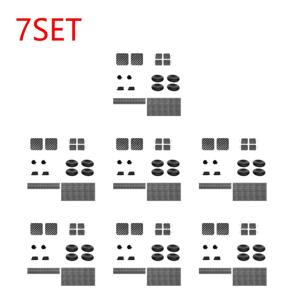 1-10 seturi Kit de protecție pentru consola Steam Deck Dopuri de praf Autocolant touchpad Autocolante butoane Capace siliconice stick-uri deget mare Plasă rezistentă la praf
