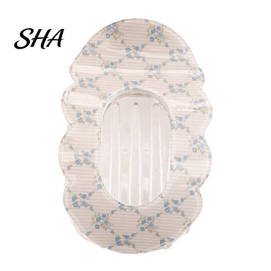 Hair Clip Claw for Women, Transparent Acrylic with Anti-Slip Dense Teeth, Dopamine Stripe Stable Grip Back Head Half-Tied Updo Hairstyles Accessory