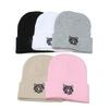 Tiger Head Wool Knitted Hat Student Outdoor Men's and Women's Winter Thermal Hat Pullover Hat Men