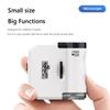 60X MicroMini Portable Microscope with UV Handheld Microscope with LED Flashlight Mini Microscope for Student Science Lab