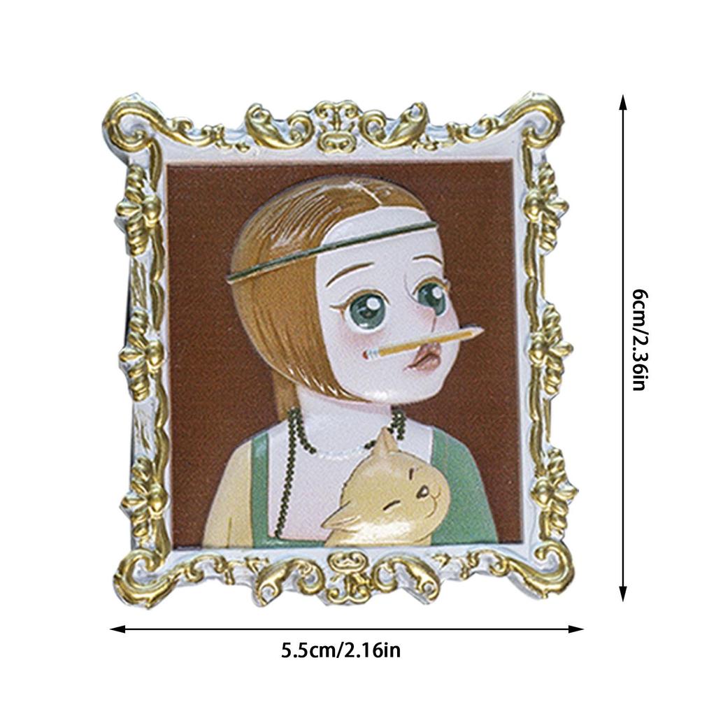 Car Air Vent Clip Painting Famous Paintings Car Air Fresheners Interior Charm Decoration Car Perfume Decoration For Automotive