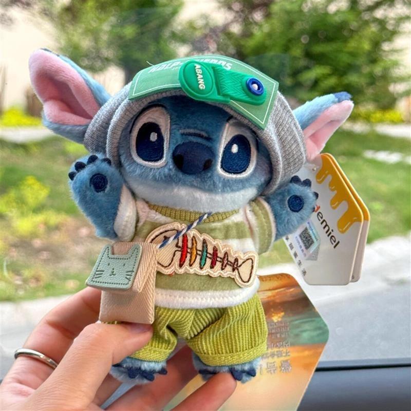 Disneys Stitch Cute Plush KeychainA Stitch Plush Bag Charm Accessory and Car Key Chain Perfect As A Holiday Gift or Toy