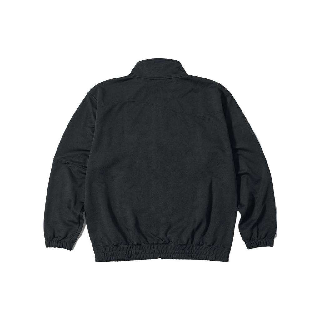 Adidas Originals x Dime SS23 Volné Vyšívané Logo Stojánek Límec Zip Bunda Unisex Bunda Černá HZ7249