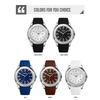 Men's Silicone Sports Watch, Waterproof, Black, Stylish, Casual, Analog, Large Arabic Numerals, Date Display, Fluorescent Design, Luxury Gift for Men