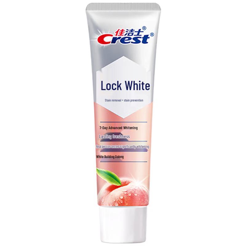 Crest Whitening Toothpaste with White Peach Oolong Flavor