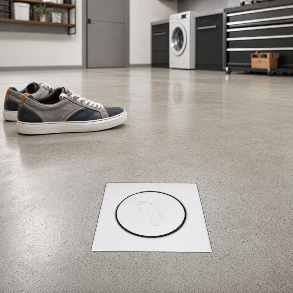 Stainless Steel Floor Drain Square Shower Drain Easy Clean Floor Drain Strainer Toilet