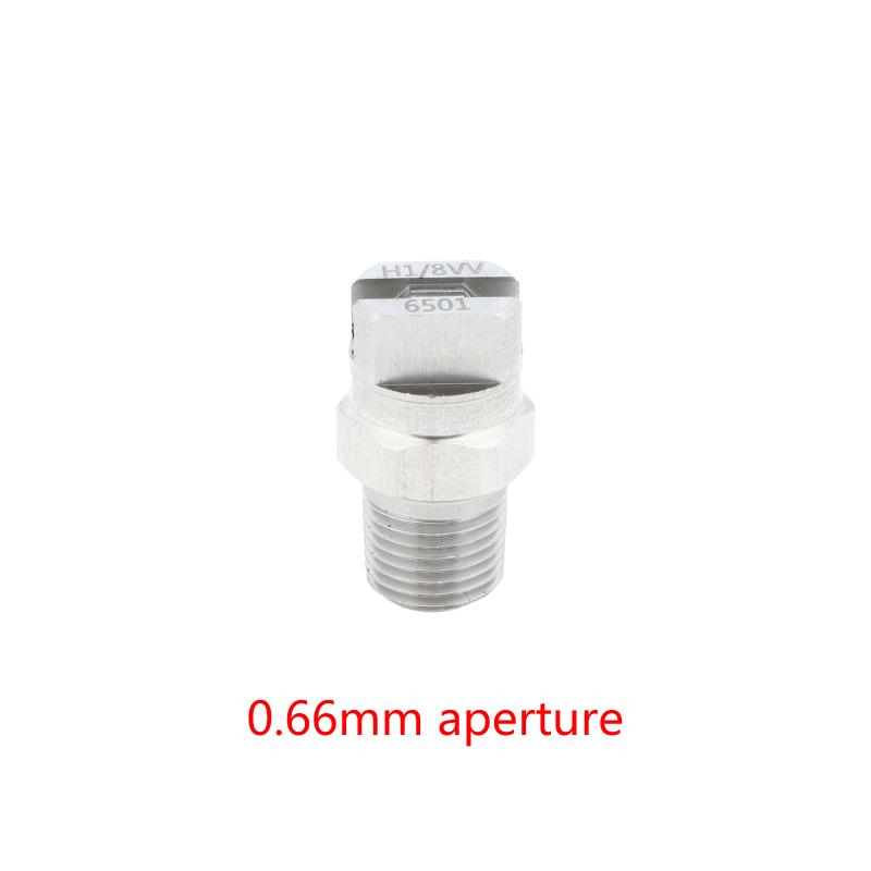 Easy to Install 1/8" 1/4" HVV/HU 304 Stainless Steel Flat Fan Spray Nozzle for Industrial Cleaning Projects