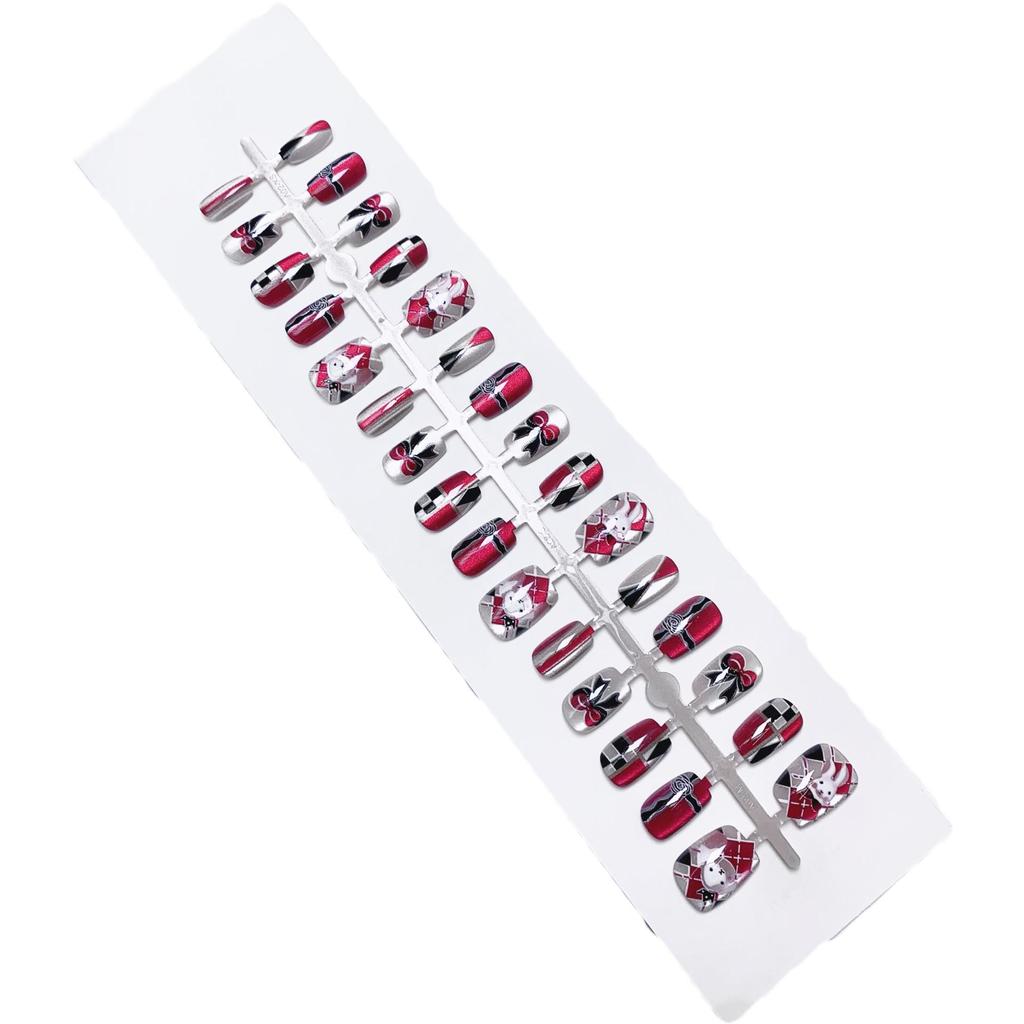 Exquisite Cat's Eye Wearable Nails - Sweet and Spicy Girl Style False Nails