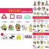 Colorful Magnetic Building Blocks Educational Toy Set For Children With Various Pieces