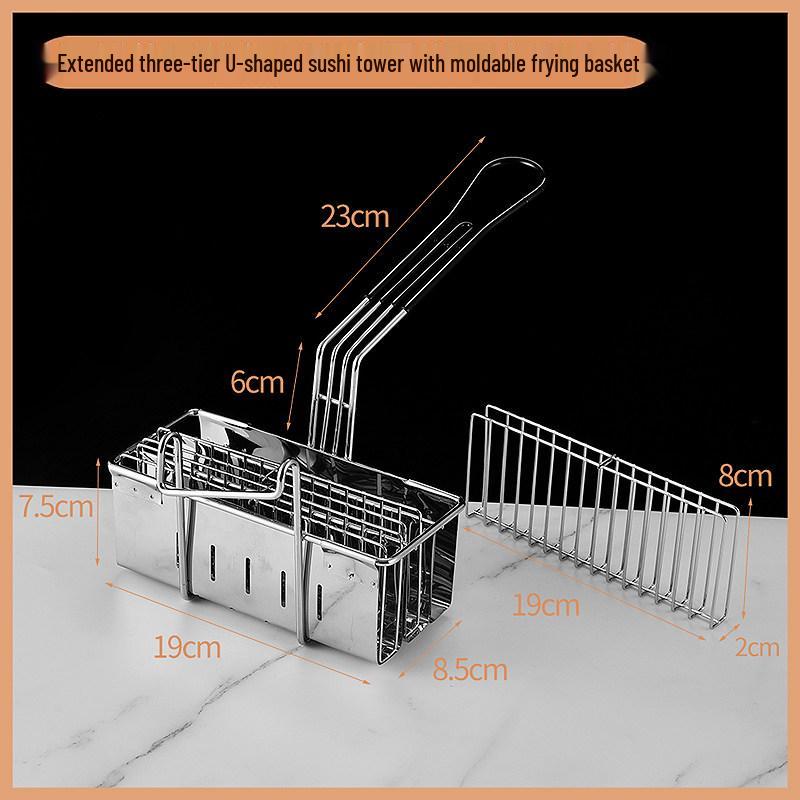 Sushi Tray U-Shaped Solid Wood Nori Holder - Creative Japanese Cuisine Plating Dish for Hand Roll and Taco Presentation