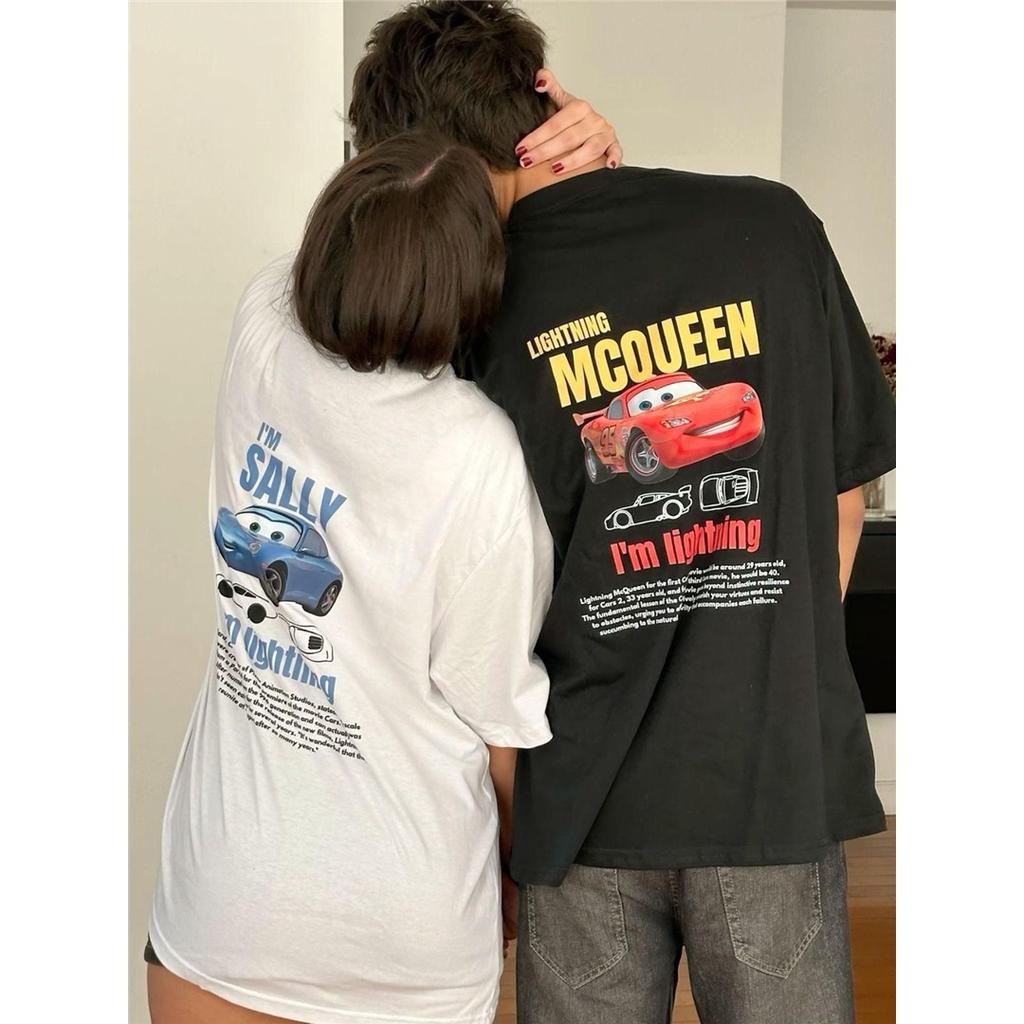 Racing Story T-Shirt Lightning McQueen 2026 Coole Streetwear Paar Unisex Herren Damen Shirt Sommer Baumwolle Damen Tee Oversize Tops